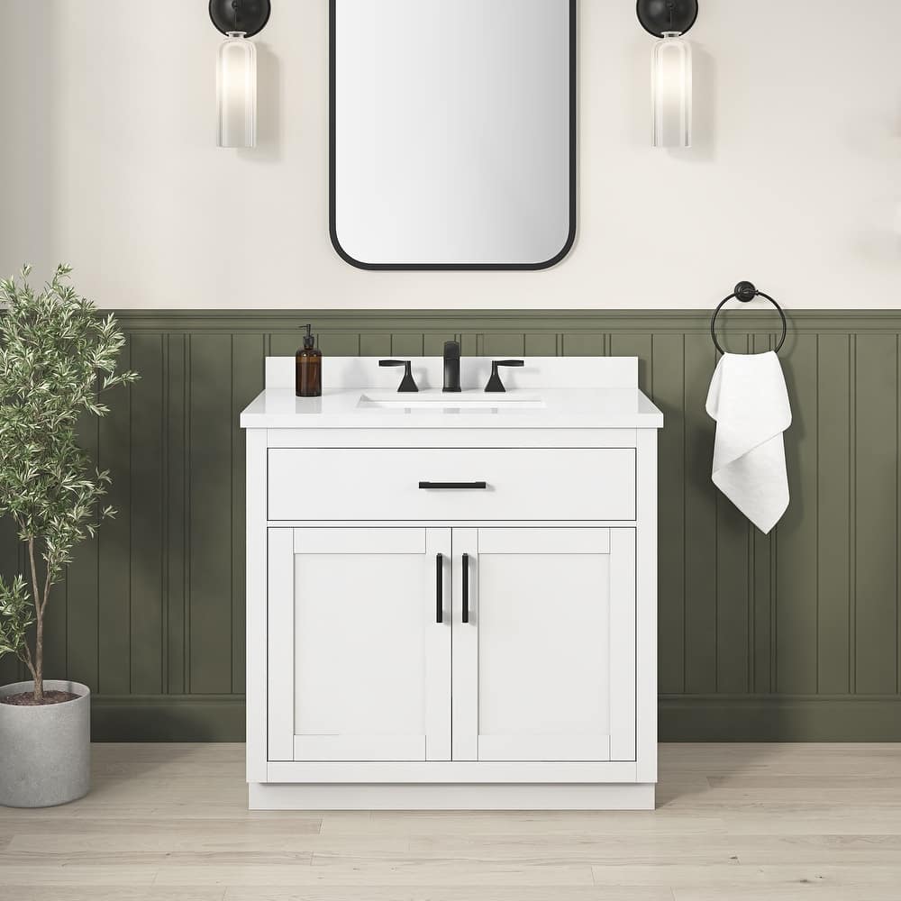 OVE Bailey Bathroom Vanity with Power Bar