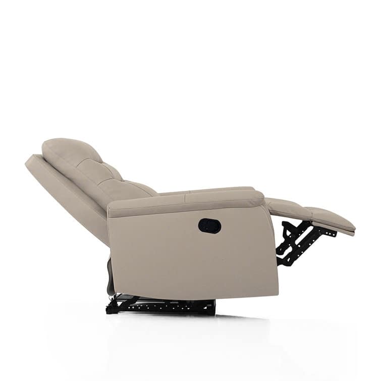 DENOSEN Faux Leather Manual Recliner Chair