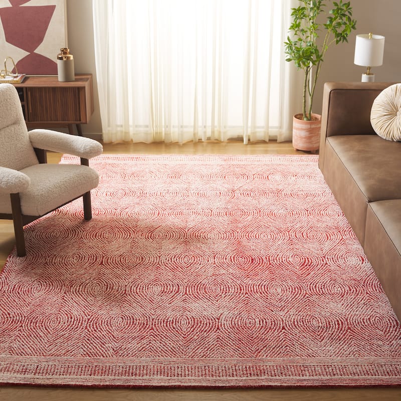 SAFAVIEH Handmade Abstract Leonide Modern Wool Rug