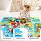 preview thumbnail 5 of 8, Costway 12” x 12” EVA Foam Puzzle Mat, 8-Piece Kids Play Mat with - Colorful - See Details