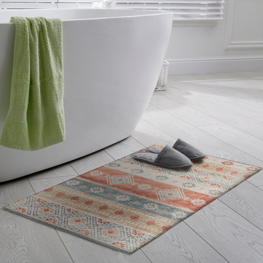 Addison Indoor/ Outdoor Yuma Southwest Boho Washable Rug