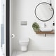 preview thumbnail 9 of 27, Swiss Madison Wall Mount Toilet Actuator Flush Push button Plate Matte Chrome