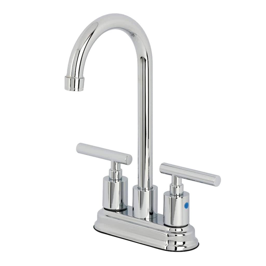 Kingston Brass Manhattan Two-Handle 2-Hole Deck Mount Bar Faucet