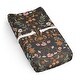 preview thumbnail 1 of 4, Sweet Jojo Designs Boho Wildflower Vintage Floral Girl Changing Pad Cover Sheet Black Orange Teal Bohemian Farmhouse Cottagecore