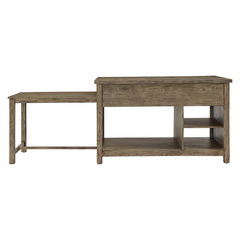 Tali Reclaimed Look Extendable Kitchen Island by iNSPIRE Q Classic