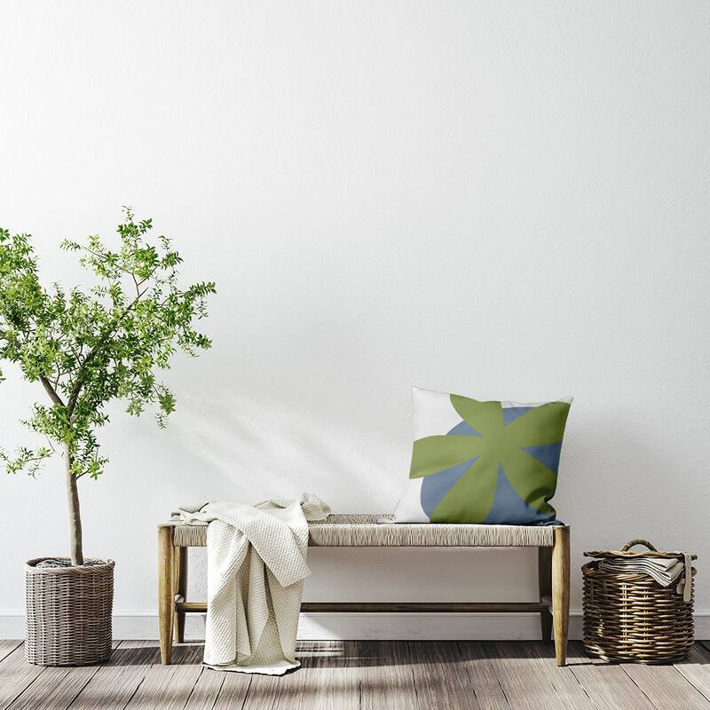 Bold Flower Polyester Indoor Pillow
