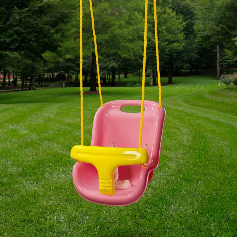 Gorilla Playsets High Back Infant Swing with Nylon Rope and Seatbelt