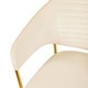 preview thumbnail 38 of 61, Set of 2 Bella Modern Leather or Velvet Upholstered Dining Chair with Gold Stainless Steel Legs for Home Office Kitchen