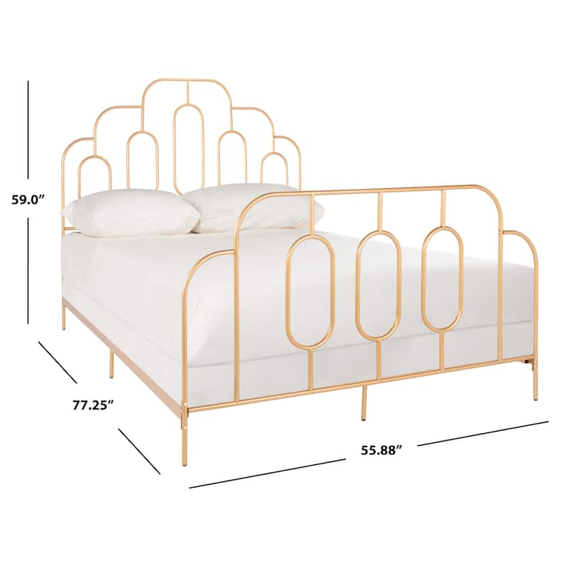 SAFAVIEH Alcie Retro Metal Bed
