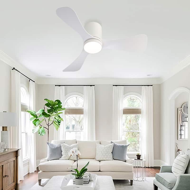 MLiAN 42 inch 3 ABS Blades Smart LED Ceiling Fan with Remote...