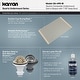 preview thumbnail 22 of 75, Karran Undermount Quartz Bar Single Bowl Sink