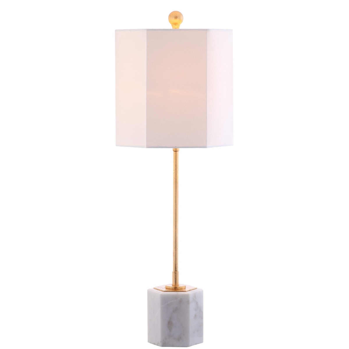 SAFAVIEH Lighting Meital 29-inch Marble LED Table Lamp (Set of 2) - 10" x 10" x 29" - 10Wx10Dx29H