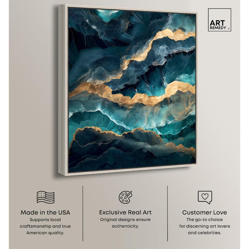 Power Edge I Canvas by Art Remedy