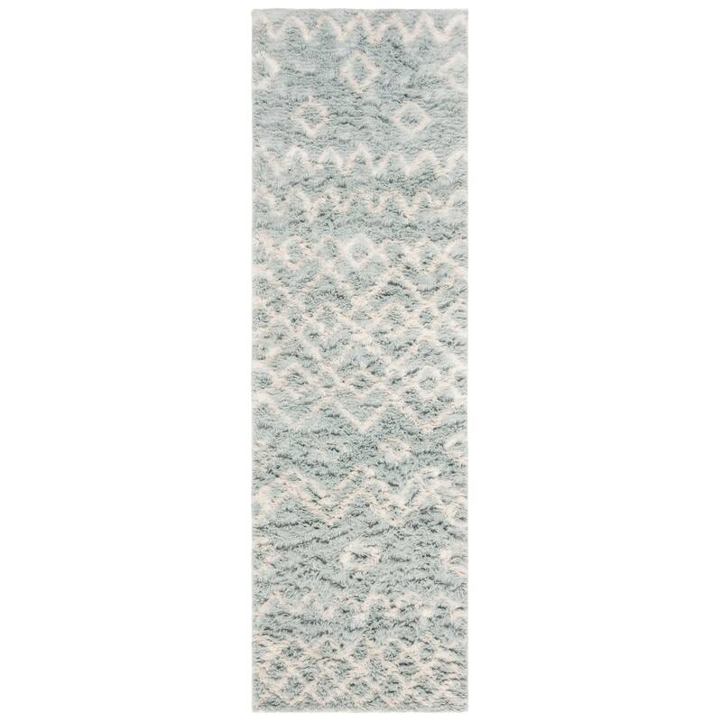 SAFAVIEH Handmade Casablanca Shag Elenore Tribal Wool Rug