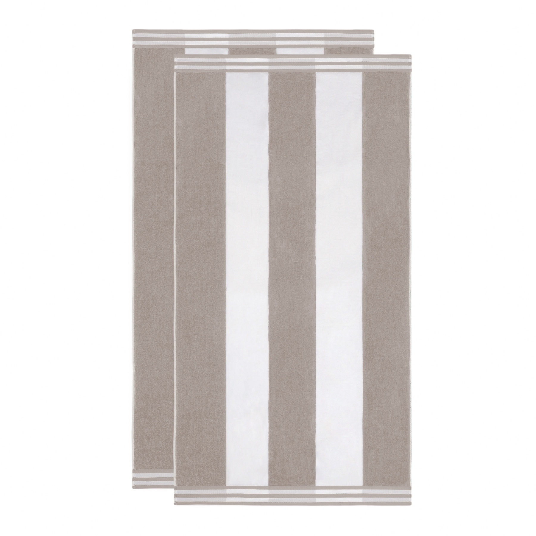Cabana Stripe Oversized Cotton Beach 2 Piece Towel Set by - Picture 26 of 54
