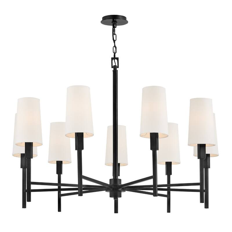 Hinkley Lighting 46456 Fenwick 9 Light 42" Wide Chandelier