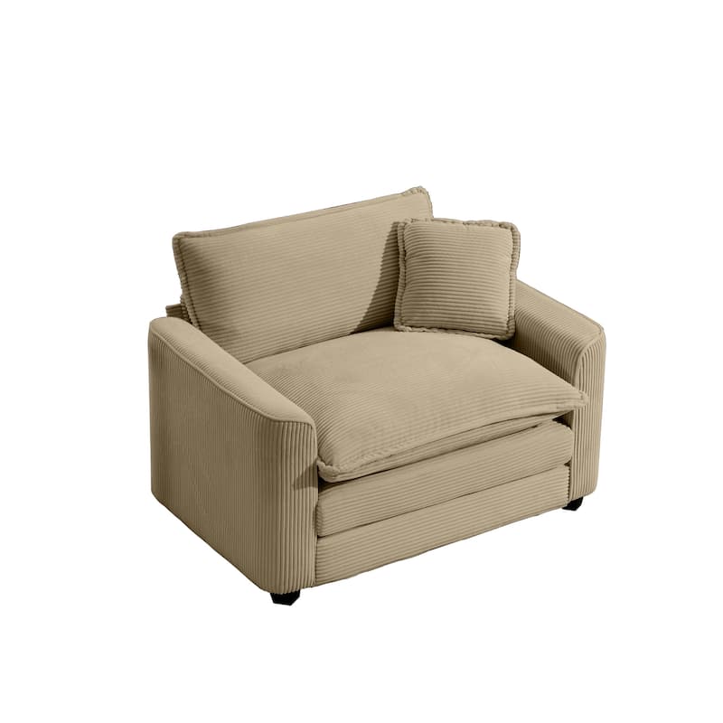 GDFStudio - Linda Corduroy Deep Seat Sofa