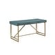 preview thumbnail 9 of 11, Vaiz Modern 60-inch Metal 3-Drawer Computer Desk with Drawers by Furniture of America