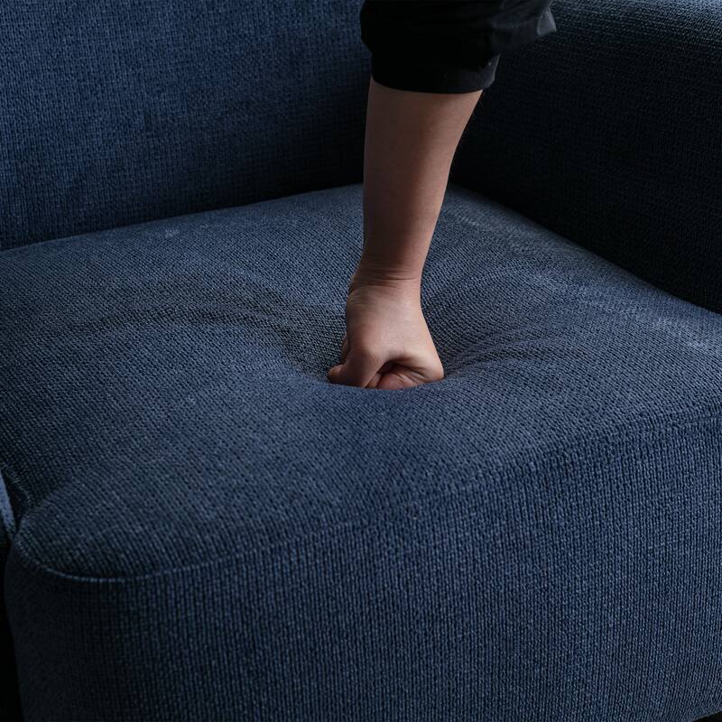 GEITIN Modern Accent Sofa Arm Chair with Wood Legs