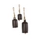 preview thumbnail 6 of 23, Multi-Color Metal Tibetan Inspired Indoor Outdoor Decorative Cow Bells with Jute Hanging Rope (Set of 3) - Set of 3 - 10",8",6"H