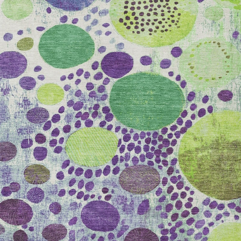 HomeRoots Geometric Transitional Rectangle Outdoor Rug