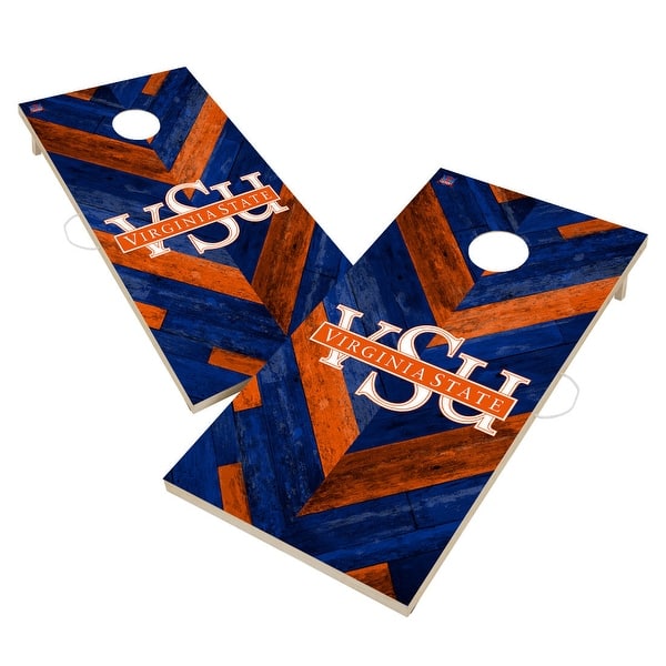 slide 2 of 6, Virginia State Trojans Cornhole Board Set 16 Years and Up
