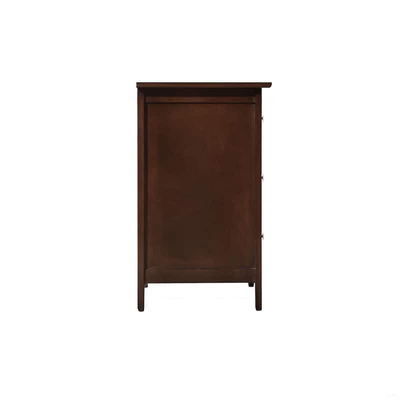 Charming Cappuccino 3-Drawer Nightstand, Versatile End Table Storage Cabinet for Bedroom, Living Room, or Office