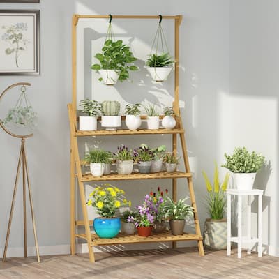 3-tier plant stand for indoor and outdoor