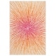 preview thumbnail 48 of 89, SAFAVIEH Evoke Juli Abstract Boho Burst Rug 4' x 6' - Fuchsia/Cream - Rectangle