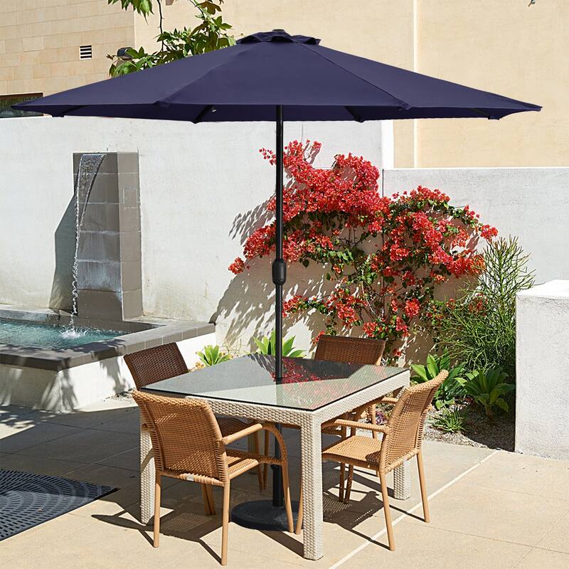 9 ft.Aluminum Market High Quality Light Tilt Patio Beach Umbrella without Base