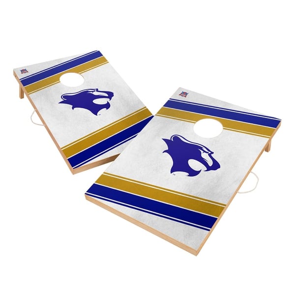 slide 2 of 5, Georgian Court Lions Regulation 2x4 Cornhole Set