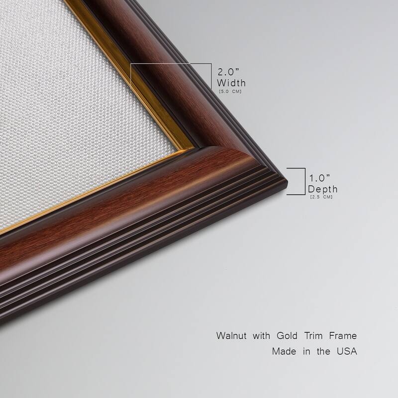 Adventure Map Premium Framed Canvas- Ready to Hang