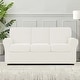 preview thumbnail 30 of 83, Subrtex 7-Piece Stretch Sofa Slipcover Sets with 3 Backrest Cushion Covers and 3 Seat Cushion Covers White