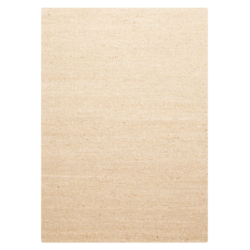 ECARPETGALLERY Braid weave Sienna Tan Wool Rug - 4'9 x 6'7