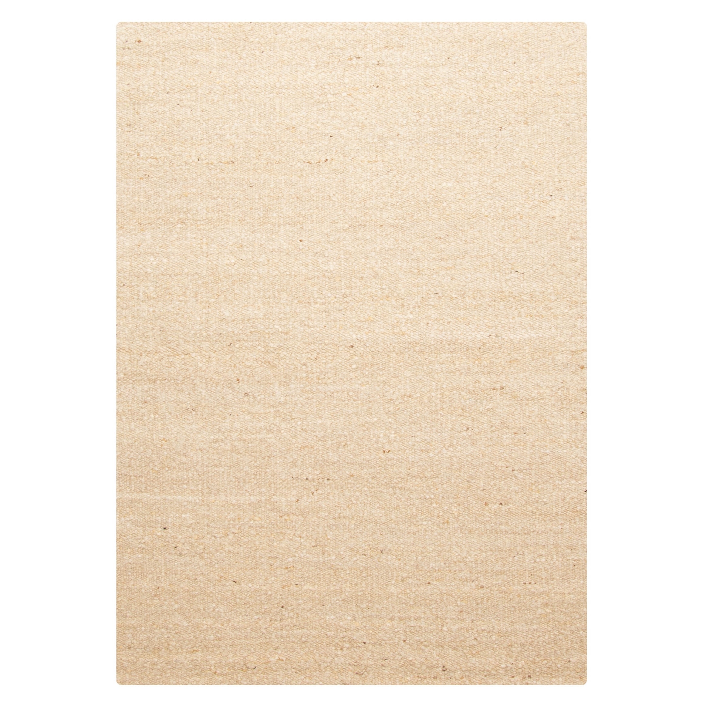 ECARPETGALLERY Braid weave Sienna Tan Wool Rug - 4'9 x 6'7