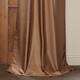 Exclusive Fabrics Solid Faux Dupioni Pleated Blackout Curtain Panel