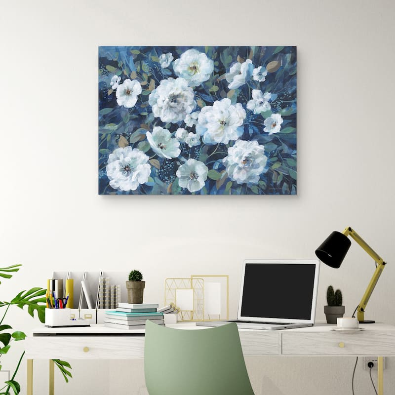 Rugosa Roses by Danhui Nai Canvas Art Print