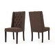preview thumbnail 48 of 76, Blythe Tufted Dining Chair (Set of 2) by Christopher Knight Home