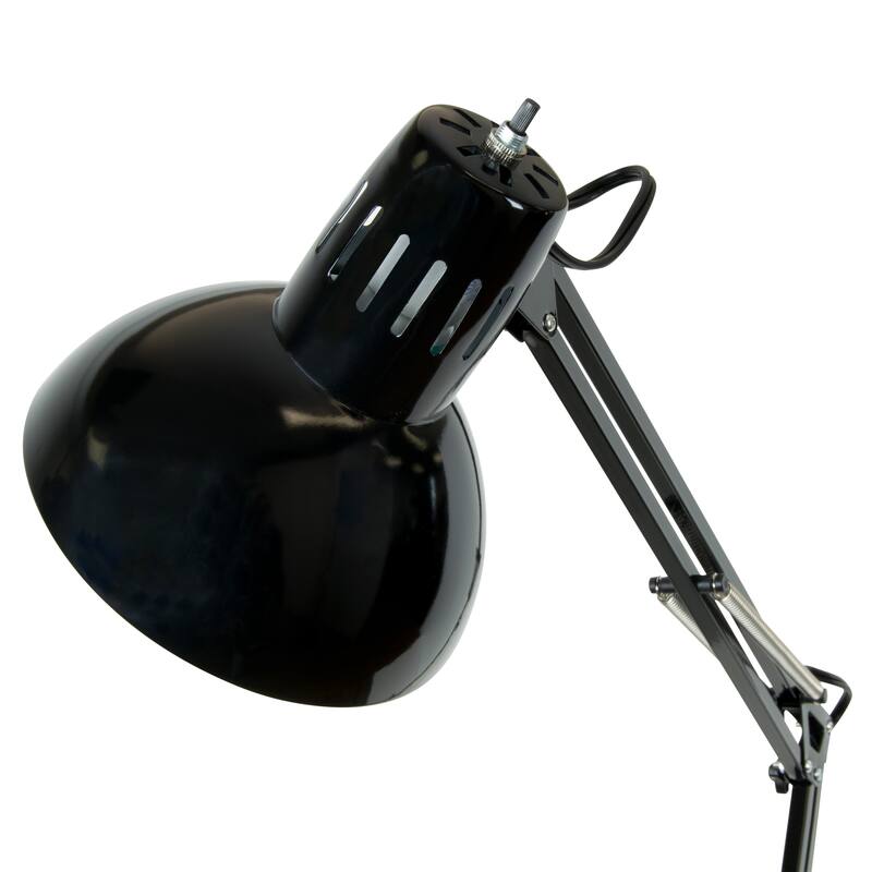 Studio Designs Swing Arm Desk Lamp with LED Bulb and Clamp Base
