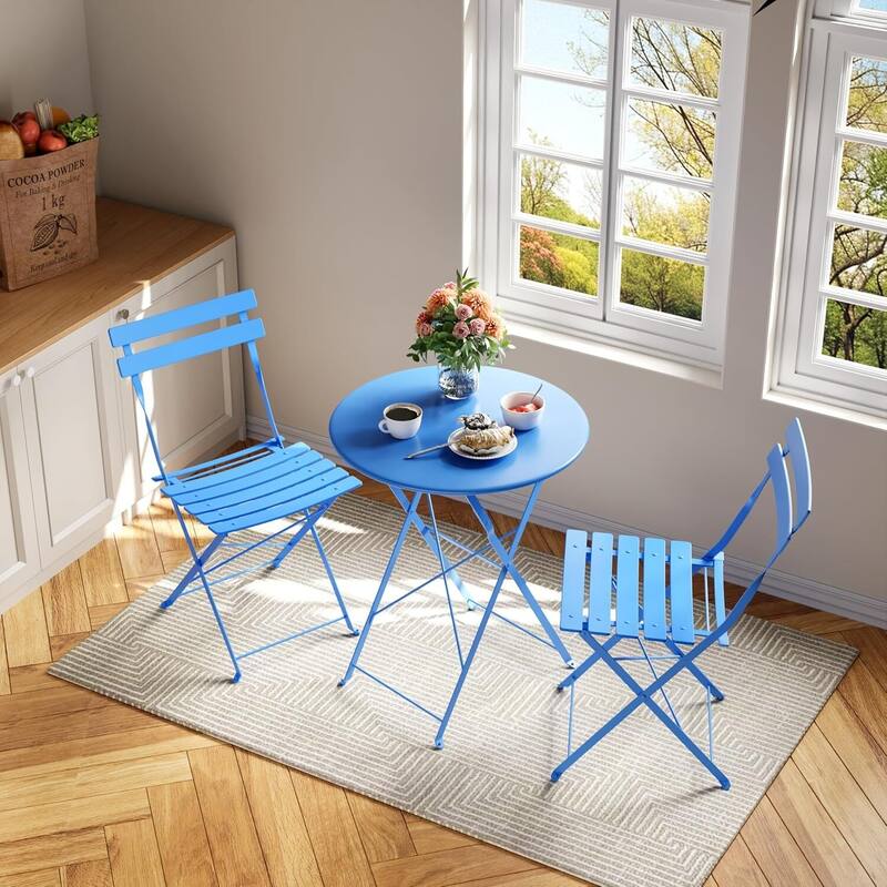 Outdoor Patio Table and Chairs Set for Apartments Porch Pool