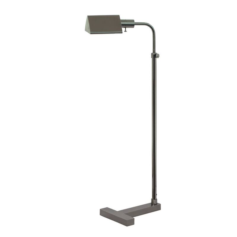 House of Troy Fairfax 1 Light Title 20 Compliant Gooseneck Floor Lamp - Polished Nickel