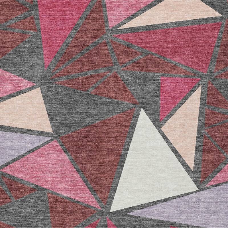 HomeRoots Geometric Transitional Rectangle Outdoor Rug
