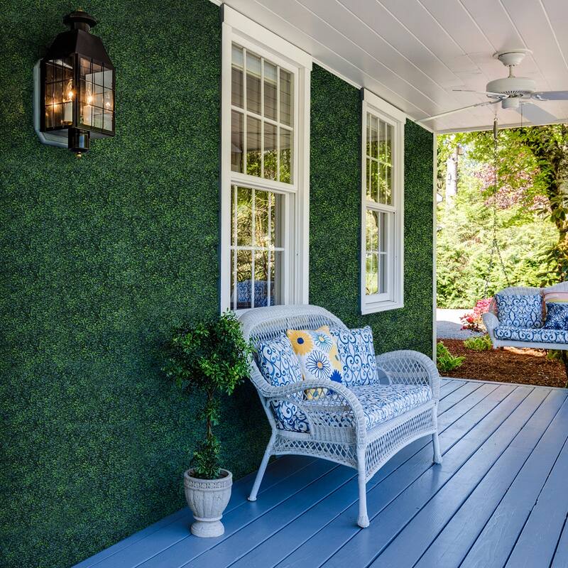 Artificial Privacy Fence Screen Decorative Fence for Outdoor, Garden,12 PCS