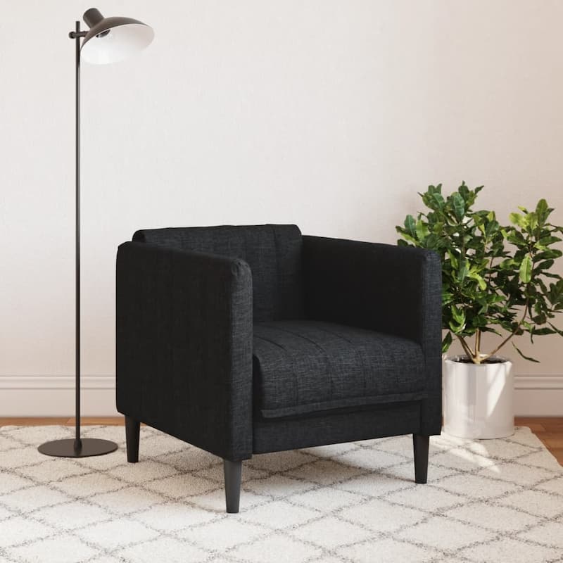 vidaXL Sofa Chair Upholstered Armchair Seating Living Room Faux Suede Leather