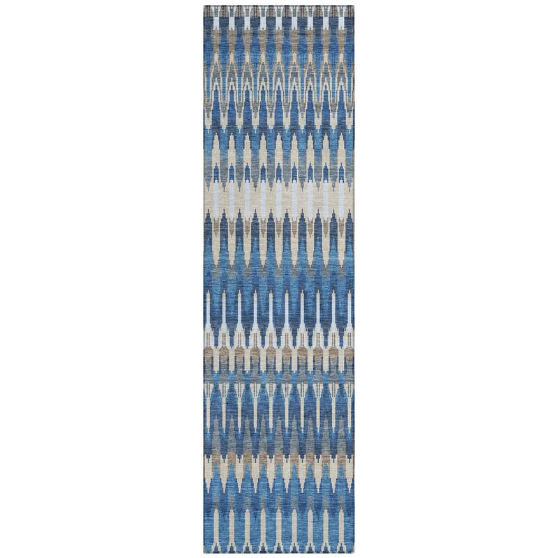 Machine Washable Indoor/ Outdoor Chantille Moroccan Boho Rug