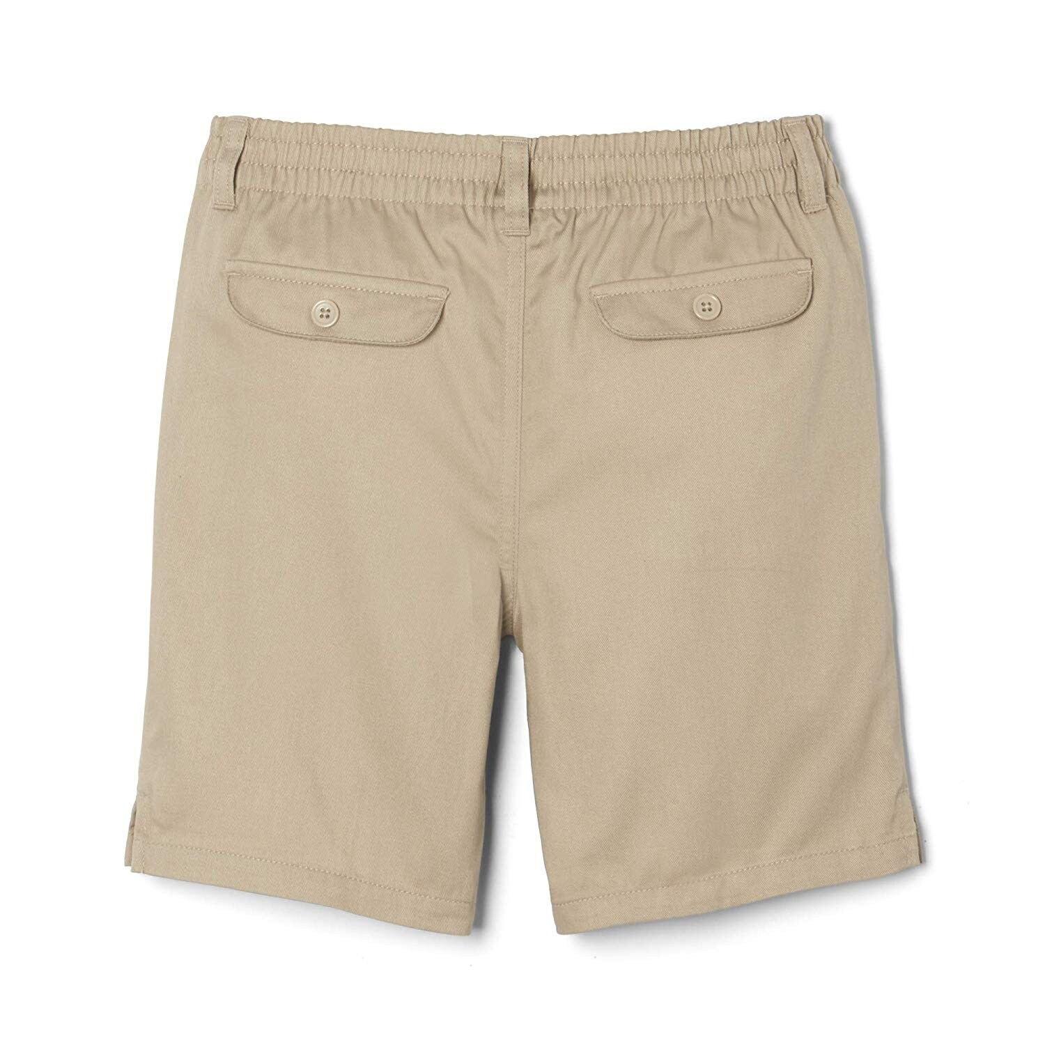 French Toast Girls' Big Pull-On Short, Khaki, 18, Khaki, Size 18