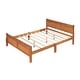 preview thumbnail 33 of 60, Harper & Bright Designs Wood Twin Sleigh Bed with Headboard and Footboard