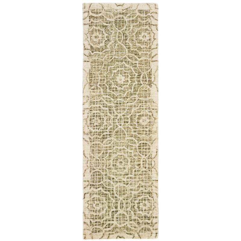 HomeRootsGeometric Transitional Rectangle Area Rug
