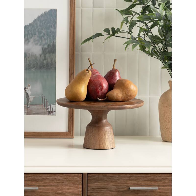 Kate and Laurel Anjana Round Cake Stand