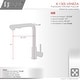 preview thumbnail 3 of 7, STYLISH Stainless Steel Single Handle Pull Down Faucet with Soap Dispenser - Brushed Stainless Steel
